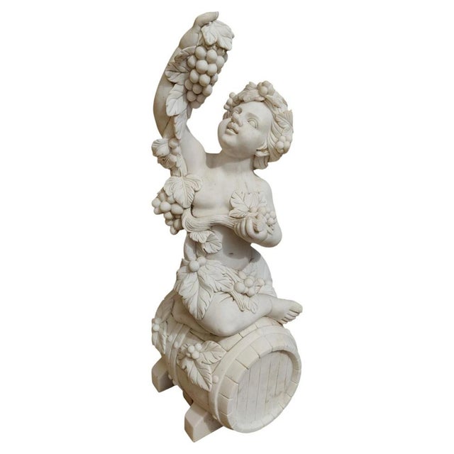 Unknown, Bacchus, Early 20th Century, Carrara Marble For Sale - Image 11 of 11