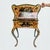 Antique Venetian Style Lacquered Wood Vanity Table and Desk With Folding Storage Wings and Mirror For Sale - Image 14 of 18