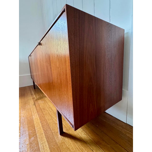Wood 1960s Walnut Florence Knoll Credenza, Attributed For Sale - Image 7 of 12