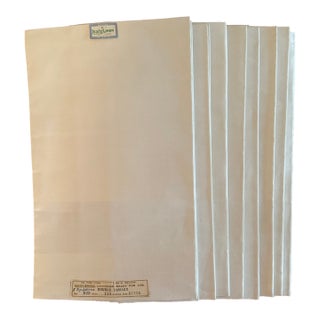 Vintage Large Irish Linen Napkins, Set of 8 Never Used For Sale