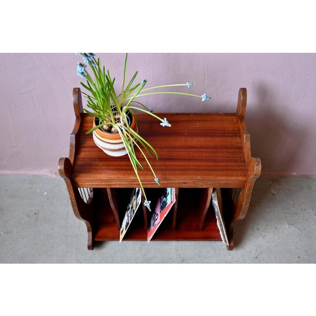 Wood Vintage Music Stand with Lyre Legs, 1960s For Sale - Image 7 of 15