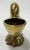 Mid 20th Century Vintage Brass Nautilus Shell Cachepot Planter For Sale - Image 5 of 9