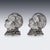 19th Century Victorian Silver Novelty Salt & Pepper, London, England, 1880s, Set of 2 For Sale - Image 4 of 18