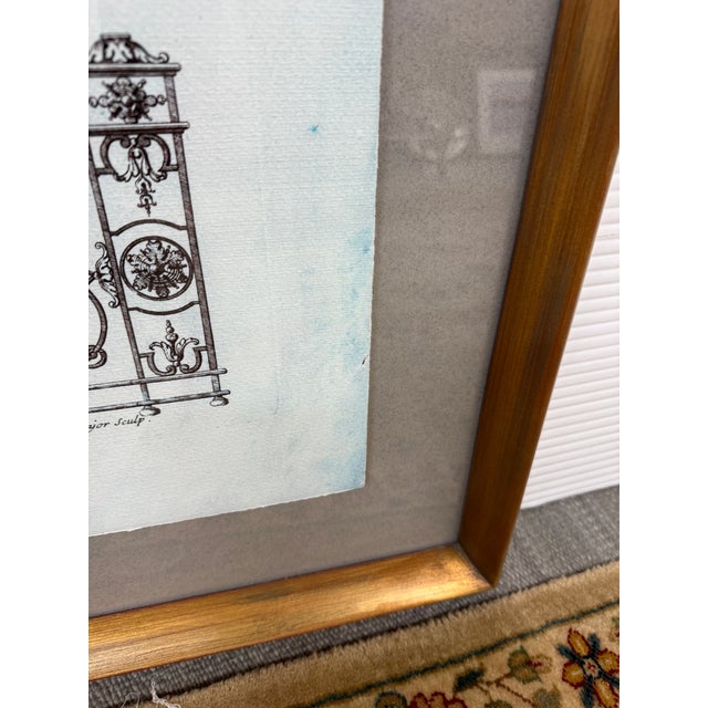 Soicher Marin Jean Berain the Elder Style Architectural Engravings, Set of Two For Sale - Image 11 of 12