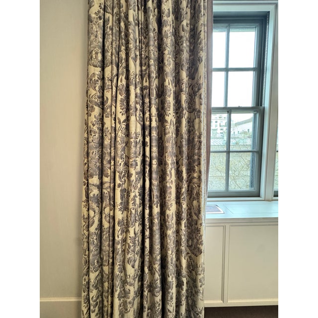 2010s Fortuny Vivaldi Drapery Panels From a Thad Hayes–Designed Manhattan Residence For Sale - Image 5 of 12