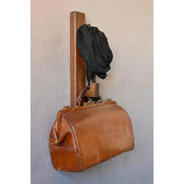 Brutalist Oak Coat Rack For Sale - Image 4 of 6