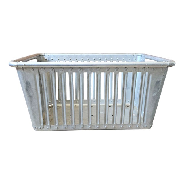 Vintage Aluminum Basket from Zarges, 1950s-1960s For Sale