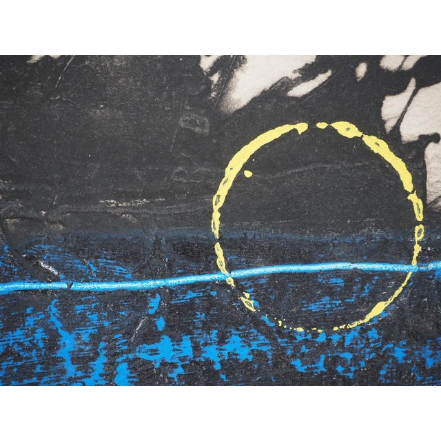 Lionel, Composition in Blue, Etching For Sale - Image 8 of 10