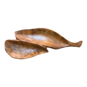 Wooden Fish Dish