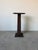 Vintage Brutalist Metal Garden Pedestal With Embossed Top For Sale - Image 12 of 12
