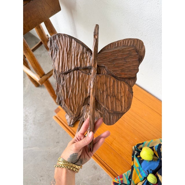 Antique Butterfly Wall Decorations, 1900s, Set of 2 For Sale - Image 18 of 18