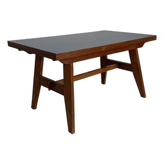 Mid-Century Modern French Oak Dining Table by René Gabriel, 1950s For Sale