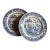 Antique 18th Century Chinese Export Qianlong / Chien Lung (1711 - 1799) Blue and White Porcelain Plates - A Pair For Sale