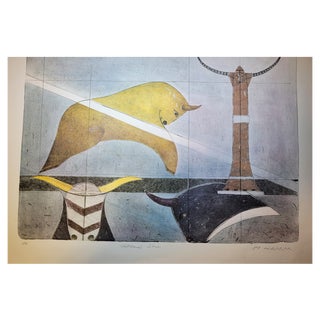 Jack Hamm, Untitled, 1989, Original Lithograph For Sale