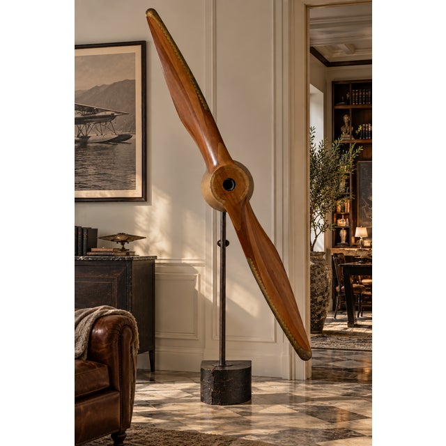 Hydroplane Wooden Propeller from Caproni, Italy, 1930s For Sale - Image 9 of 10