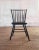 Pair of antique, early American Windsor wooden side chairs with fan back and black painted finish. Circa:1st half 19th...