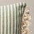 This pillow features Mathis Ticking Stripe with a welt on a bias finish. Printed on a linen-hemp blend with a running-...