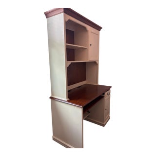 Ethan Allen Country Crossings Desk With Hutch For Sale