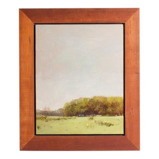 Paul Hotvedt 2004 “Spring Rain Beginning” Oil on Board Painting For Sale