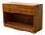 Mid 20th Century Oak Double Drawer Cabinet With Lp Cubby For Sale