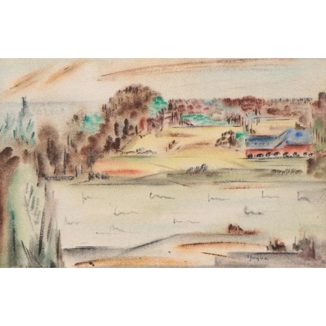 Yngve H. Olsen (American, 1905 – 2000) Untitled (landscape), mid-20th century Double-sided watercolor painting on paper...