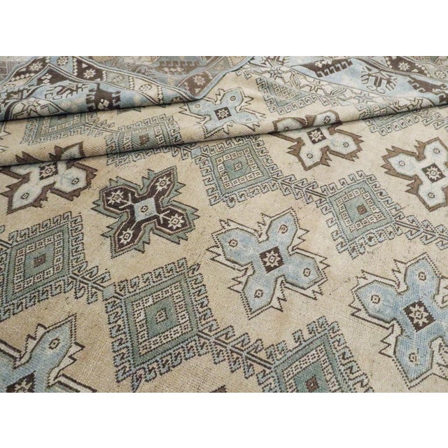 Textile Galerie Shabab Collection Mid-20th Century Handmade Turkish Anatolian Room Size Carpet For Sale - Image 7 of 7