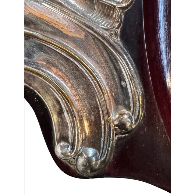 Brown 1930s Art Deco Burlwood Serving Tray For Sale - Image 8 of 17