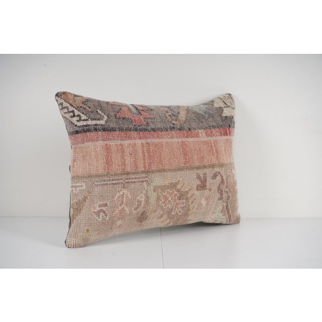 Mid-Century Modern Decorative Anatolian Carpet Pillow Cover For Sale - Image 3 of 5