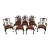 Set of 10 Ethan Allen Clawfoot Mahogany Dining Room Chairs For Sale