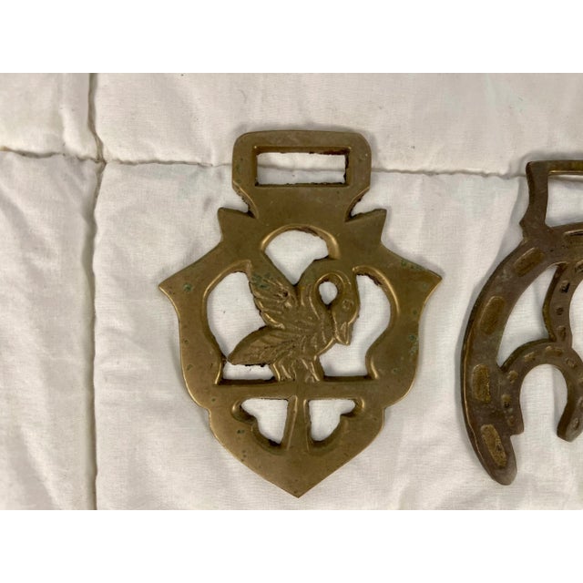 Shabby Chic Mid 20th Century Horse Brass Christmas Ornaments - Set of 12 For Sale - Image 3 of 13
