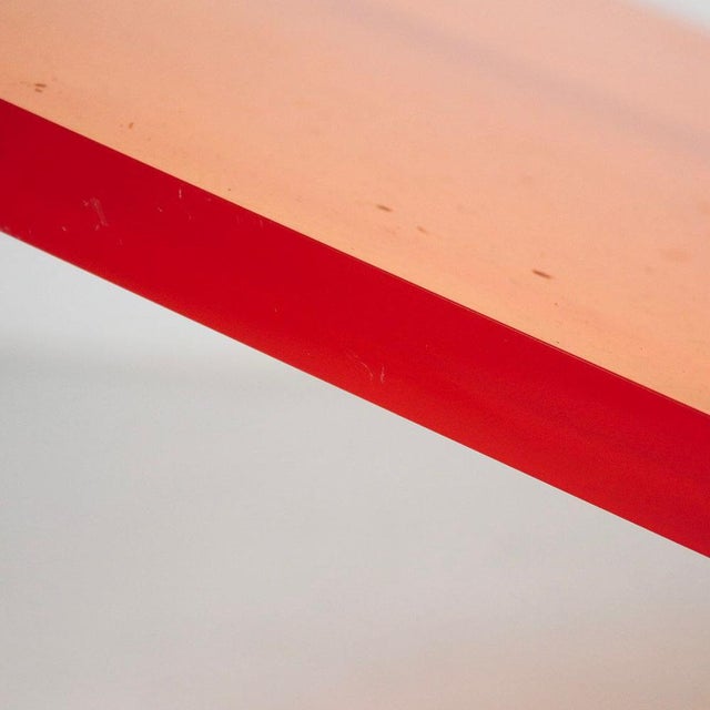 Postmodern Futurism Out/In Chaise Longue in Amber Acrylic by Jean-Marie Massaud for Driade, 2001 For Sale - Image 11 of 12