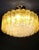 Vintage Barovier Murano Chandelier in Amber and Crystal, Venice, Italy, 1981 For Sale - Image 6 of 16