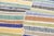 Vintage Panelled Kilim Wool Rug With Pastel Stripes by Rug & Kilim, 1950-1959 For Sale In New York - Image 6 of 9