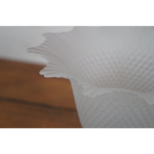 Mid 20th Century Studio Nova Portugal Pineapple Flower Frosted Glass Votive Candle Holders - a Pair For Sale - Image 4 of 11