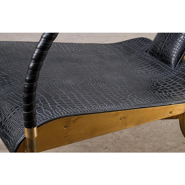 Metal El Rey Armchair by Mats Theselius for Källemo, 1999 For Sale - Image 7 of 11