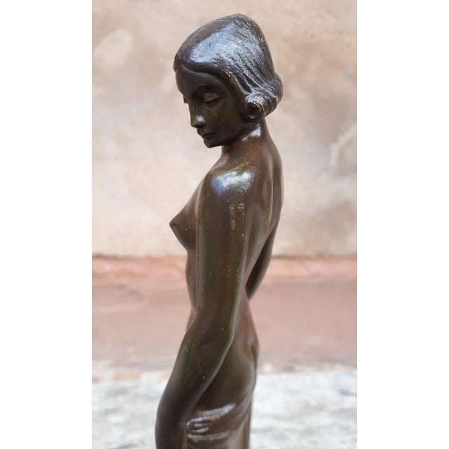 Lucien Alliot, Art Deco Sculpture, 1920s-1940s, Bronze For Sale - Image 10 of 14
