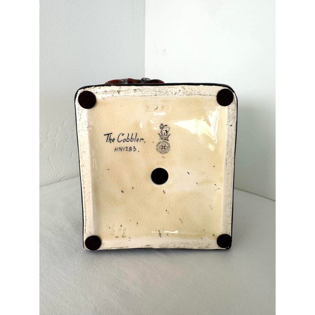 Antique Royal Doulton Figurine ~ “The Cobbler” ~ Hn 1283 For Sale - Image 9 of 10