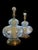 Blue 1950s Pair of Mid-Century Modern Murano Style Blue Bullicante Glass Lamps For Sale - Image 8 of 12