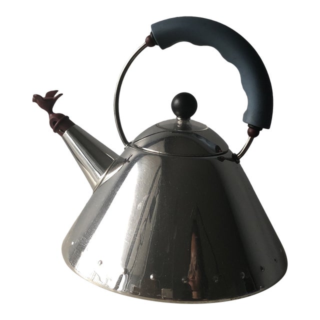Michael Graves for Alessi Stainless Steel Bird Tea Kettle Chairish