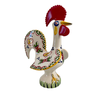 Vintage Hand-Painted Portugal Folk Art Rooster