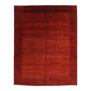 Vintage Hand-Knotted Persian Gabbeh Rug 10'0" X 12'6" For Sale