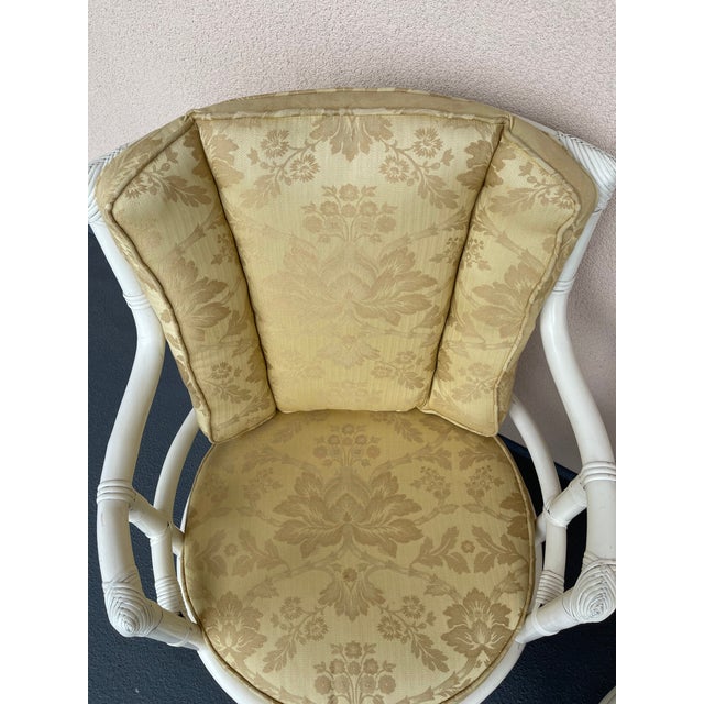 1970s Vintage Mid Century Henry Olko for Willow & Reed Rattan Swivel Bucket Chairs - a Pair For Sale - Image 10 of 12