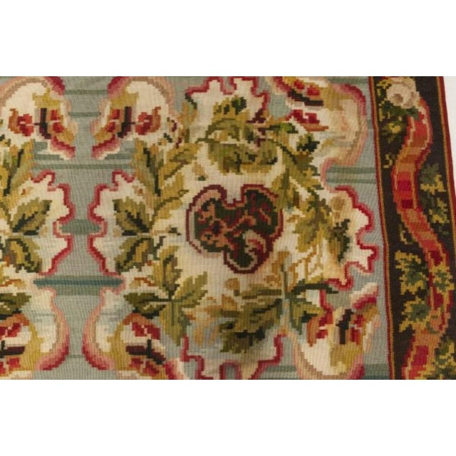 Art Deco Contemporary Bessarabian Design Handmade Wool Rug by Doris Leslie Blau For Sale - Image 3 of 7