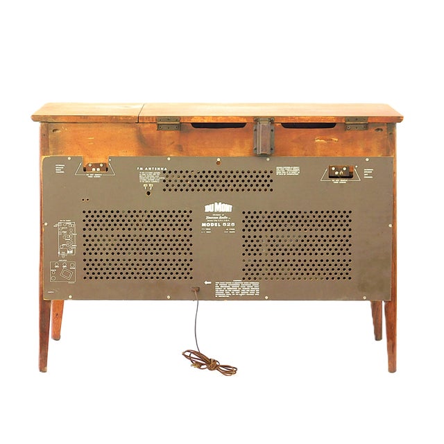 Wood Mid-Century Dumont-Emerson Model 525 Stereo Tube Console - Serviced For Sale - Image 7 of 8