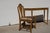 Sheraton-Style Zebrawood and Burl Serpentine Edge Console Table With Matching Zebra Side Chair For Sale - Image 4 of 13