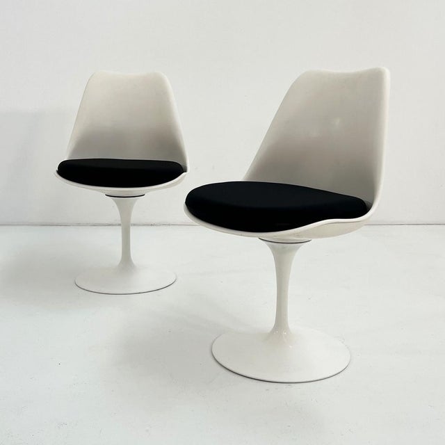 Swivel Tulip Chair by Eero Saarinen for Knoll, 1960s, Set of 4 For Sale - Image 9 of 15