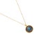 Turquoise Turquoise & Sterling Silver Positive Energy Pendant Gold Necklace For Sale - Image 8 of 9