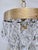 Mid 20th Century Hollywood Regency Crystal Teardrop Chandelier With Ridged Brass Crown For Sale - Image 4 of 9
