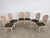 Dimensions: H 38” x W 19.3” x D 18” x SH 19” Set of 6 Vintage French Louis XVI style Medallion cane back dining chairs....
