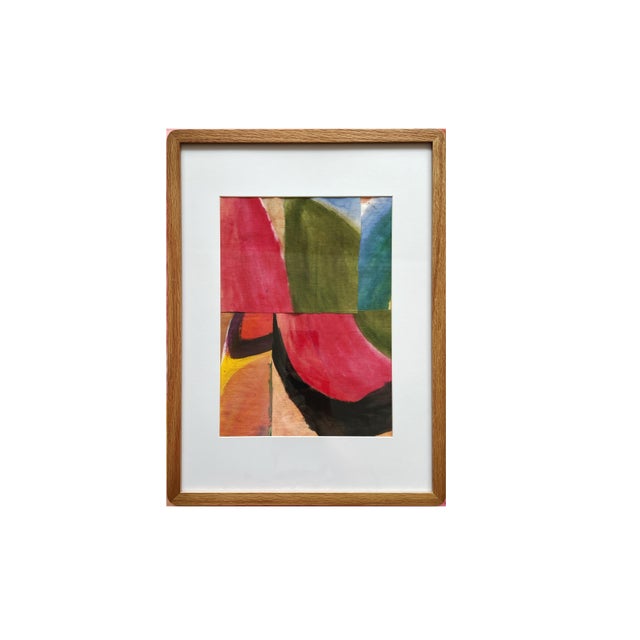 Early 21st Century Olga Meyzinger, Fabric Collage, 2026, Fabric, Framed For Sale - Image 5 of 5